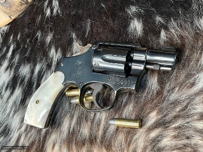 Smith & Wesson Pre Model 10, 2 inch W/ Gold inlay & MOP Grips, .38 Special. Trades Welcome - Image 6 of 17