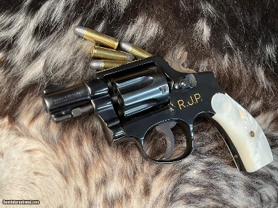 Smith & Wesson Pre Model 10, 2 inch W/ Gold inlay & MOP Grips, .38 Special. Trades Welcome - Image 8 of 17