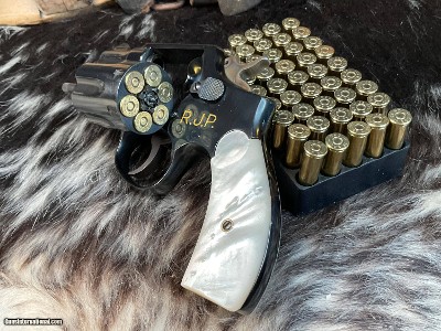 Smith & Wesson Pre Model 10, 2 inch W/ Gold inlay & MOP Grips, .38 Special. Trades Welcome - Image 12 of 17