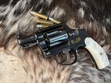 Smith & Wesson Pre Model 10, 2 inch W/ Gold inlay & MOP Grips, .38 Special. Trades Welcome - 8 of 17