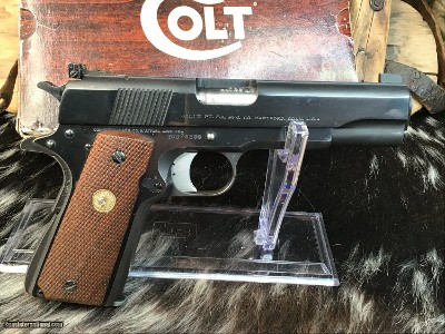 1982 Colt 70 Series Government Model W/Colt Service .22 Conversion to .22LR, Trades Welcome.