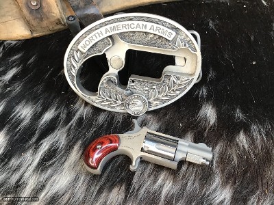 North American Arms 22 LR Belt Buckle Revolver - Image 3 of 5