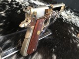 1976 Colt Series 70 1911, .45 acp. Brilliant Nickel Finish, Stunning , Boxed, Trades Welcome. - 20 of 22