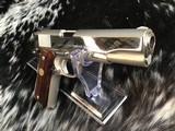 1976 Colt Series 70 1911, .45 acp. Brilliant Nickel Finish, Stunning , Boxed, Trades Welcome. - 5 of 22