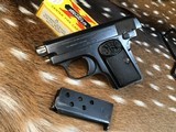 1967 Belgium Browning “Baby” .25 acp Semi Auto Pistol, Excellent Original Condition. Trades Welcome. - 8 of 9