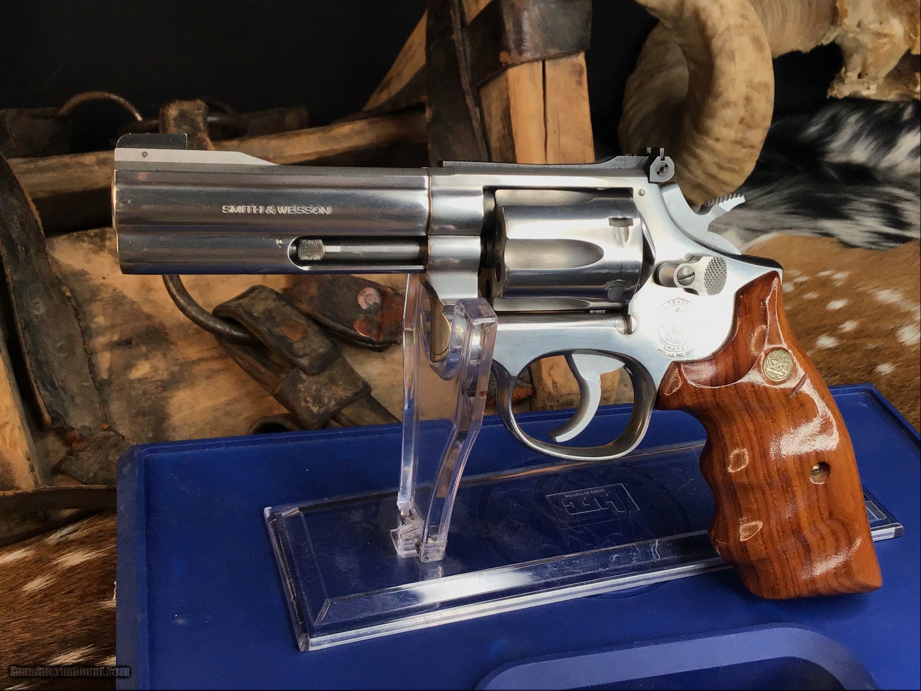 NB : WE フル刻印 Smith & Wesson M&P 9C Compact TAN 検索 RAVEN RCS コンパクト CyberGun サイバーガン FDE EMG VFC Lot - SMITH \u0026 WESSON MODEL 57 \"NO DASH\" .41 MAG NICKEL REVOLVER