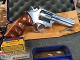 Smith & Wesson Model 617- no dash, Stainless 22 Cal Revolver, Finger Groove Combat Grips, Trades Welcome. - 2 of 22