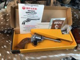 Ruger New Model Single Six Stainless, .22 Mag/.22LR Combo Cylinders LNIB. TRADES Welcome - 1 of 11