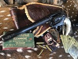 1902 Mfg. Colt Bisley, 7.5 inch Hand Engraved, SamBar Stag Grips, .32-20 Chambering, Trades Welcome. - 9 of 25