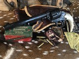 1902 Mfg. Colt Bisley, 7.5 inch Hand Engraved, SamBar Stag Grips, .32-20 Chambering, Trades Welcome. - 5 of 25