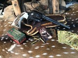 1902 Mfg. Colt Bisley, 7.5 inch Hand Engraved, SamBar Stag Grips, .32-20 Chambering, Trades Welcome. - 6 of 25