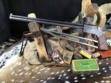 1921 2nd Generation “Marbles Game Getter” Rare 18 inch Chambered in .44 Game Getter, .410 Shotshell and .22 SLLR. - 11 of 21