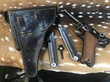 BYF 42 Code WWII Mauser P08 German Luger, All Matching W/ Holster , Complete Rig. Trades Welcome.