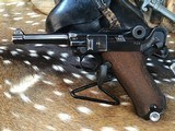 BYF 42 Code WWII Mauser P08 German Luger, All Matching W/ Holster , Complete Rig. Trades Welcome. - 2 of 23