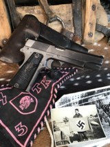 German P.35(P) Semi-Auto Pistol by Radom, 9 MM WWII German Army Proofed W/Holster, Trades Welcome. - 1 of 19