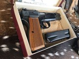 1966 Belgium Browning T Series High Power , Unfired in Box, Rare Tangent Sights, Slotted Backstrap,
Gorgeous, Trades Welcome. - 7 of 24