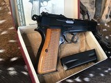 1966 Belgium Browning T Series High Power , Unfired in Box, Rare Tangent Sights, Slotted Backstrap,
Gorgeous, Trades Welcome. - 8 of 24