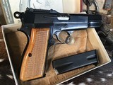 1966 Belgium Browning T Series High Power , Unfired in Box, Rare Tangent Sights, Slotted Backstrap,
Gorgeous, Trades Welcome. - 9 of 24