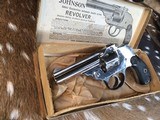 Iver Johnson Safety Hammerless Automatic Double Action Revolver. 32 Cal Nickle, Boxed As New. Trades Welcome - 1 of 25