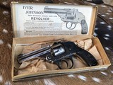 Iver Johnson Safety Hammerless Automatic Double Action Revolver. 32 Cal Nickle, Boxed As New. Trades Welcome - 6 of 25