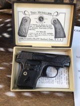 1908 Colt Vest Pocket .25 Auto, Engraved, Gorgeous. 1918 Mfg.
Trades Welcome - 21 of 21