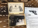 1908 Colt Vest Pocket .25 Auto, Engraved, Gorgeous. 1918 Mfg.
Trades Welcome - 20 of 21