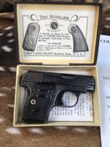 1908 Colt Vest Pocket .25 Auto, Engraved, Gorgeous. 1918 Mfg.
Trades Welcome - 17 of 21