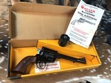 1990 NOS Ruger New Model BlackHawk Convertable, .10 MM & .38-40 Cylinders. Unfired, Boxed. Trades Welcome - 2 of 21