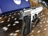 1998 Mfg. Walther PPK/S West German Built, Rare .32 acp. Chambering, Unfired, Boxed W/Test Target. TRADES WELCOME. - 7 of 19