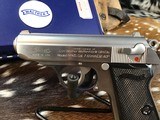 1998 Mfg. Walther PPK/S West German Built, Rare .32 acp. Chambering, Unfired, Boxed W/Test Target. TRADES WELCOME. - 8 of 19