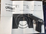 1998 Mfg. Walther PPK/S West German Built, Rare .32 acp. Chambering, Unfired, Boxed W/Test Target. TRADES WELCOME. - 16 of 19