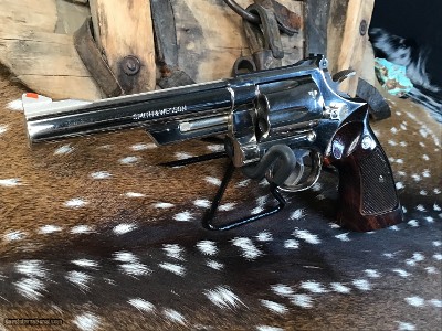 Smith &Wesson 29-2, six inch, Nickel Finish, Pinned Barrel, Recessed Cylinder, .44 Magnum. Trades Welcome. - Image 8 of 23