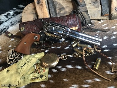 1991 Mfg. Colt SAA , 4 3/4 Inch, .44-40 Winchester, Nickel Finish, Boxed, Unfired. Trades Welcome. - Image 4 of 25