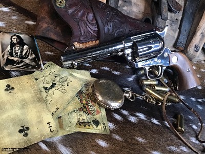 1991 Mfg. Colt SAA , 4 3/4 Inch, .44-40 Winchester, Nickel Finish, Boxed, Unfired. Trades Welcome. - Image 3 of 25