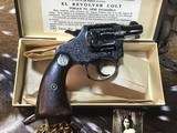 1930 Colt Bankers Special, Boxed, Engraved, .38 S&W. Trades Welcome. - 9 of 25