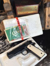 1974 Mfg. Colt Combat Commander, .45 acp,Boxed, Ivory, Unfired. Trades Welcome.