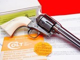 Colt Custom Shop SAA, 4 3/4 inch, .45 Colt, Ivory Grips, Boxed & Unfired. Trades Welcome - 23 of 24