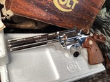 1978 Colt Diamondback Revolver, .22 LR, Nickel, Boxed 6 inch, Trades Welcome - 5 of 19