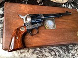 1971 Colt SAA, .7.5 inch, .45 Colt, 100 yr. NRA , Cased , Unfired. Trades Welcome. - 16 of 21