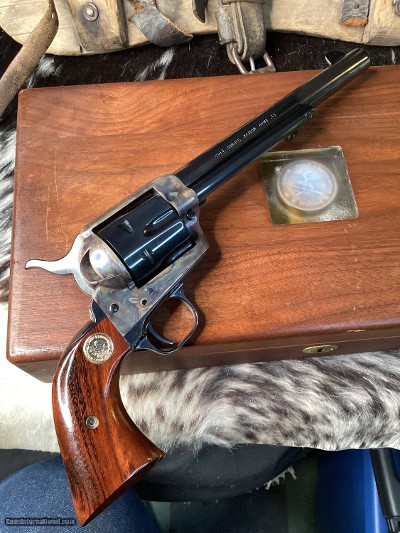 1971 Colt SAA, .7.5 inch, .45 Colt, 100 yr. NRA , Cased , Unfired. Trades Welcome. - Image 2 of 21