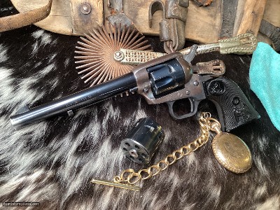 1974 Colt PeaceMaker, .22 Mag, 22LR. Two Cylinders,Trades Welcome - Image 5 of 10