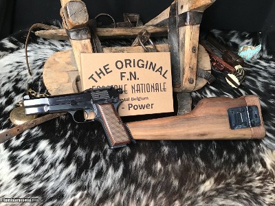 FN Herstal Browning High Power Pistol, Tangent Sight, Slotted Backstrap, Unfired, 99% Condition. Trades Welcome - Image 16 of 22