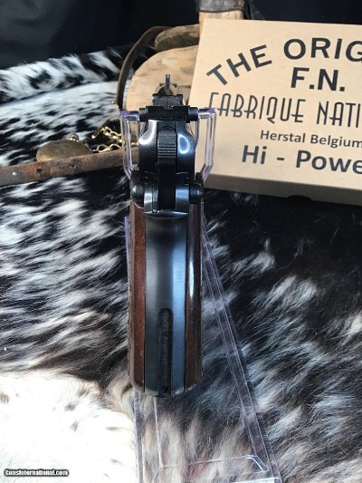 FN Herstal Browning High Power Pistol, Tangent Sight, Slotted Backstrap, Unfired, 99% Condition. Trades Welcome - Image 7 of 22