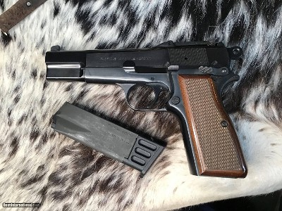 FN Herstal Browning High Power Pistol, Tangent Sight, Slotted Backstrap, Unfired, 99% Condition. Trades Welcome - Image 14 of 22