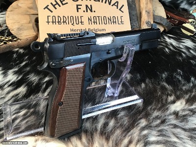 FN Herstal Browning High Power Pistol, Tangent Sight, Slotted Backstrap, Unfired, 99% Condition. Trades Welcome - Image 10 of 22