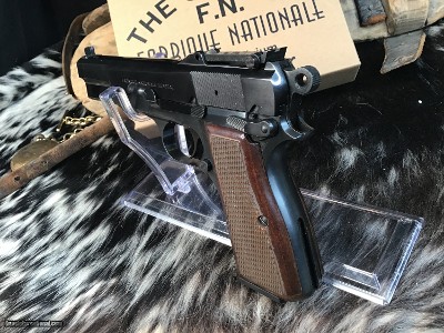 FN Herstal Browning High Power Pistol, Tangent Sight, Slotted Backstrap, Unfired, 99% Condition. Trades Welcome - Image 6 of 22