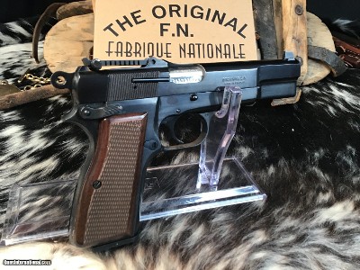 FN Herstal Browning High Power Pistol, Tangent Sight, Slotted Backstrap, Unfired, 99% Condition. Trades Welcome - Image 19 of 22