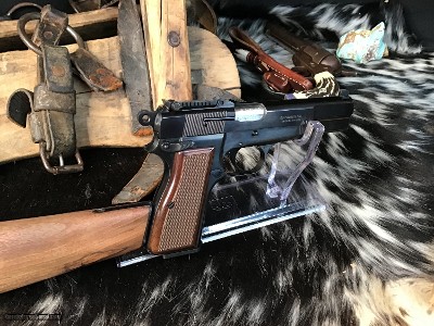 FN Herstal Browning High Power Pistol, Tangent Sight, Slotted Backstrap, Unfired, 99% Condition. Trades Welcome - Image 17 of 22