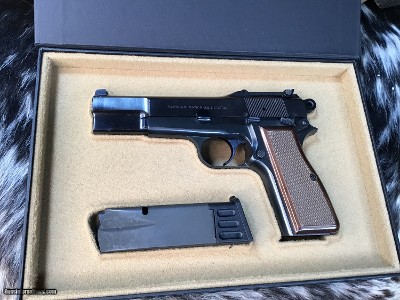 FN Herstal Browning High Power Pistol, Tangent Sight, Slotted Backstrap, Unfired, 99% Condition. Trades Welcome - Image 20 of 22