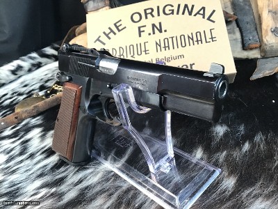 FN Herstal Browning High Power Pistol, Tangent Sight, Slotted Backstrap, Unfired, 99% Condition. Trades Welcome - Image 12 of 22